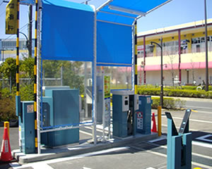 Gate type parking system