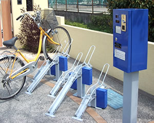 Small-scale bicycles parking system